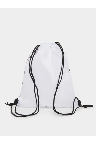 Styli Graphic Printed Backpack with Drawstring Closure