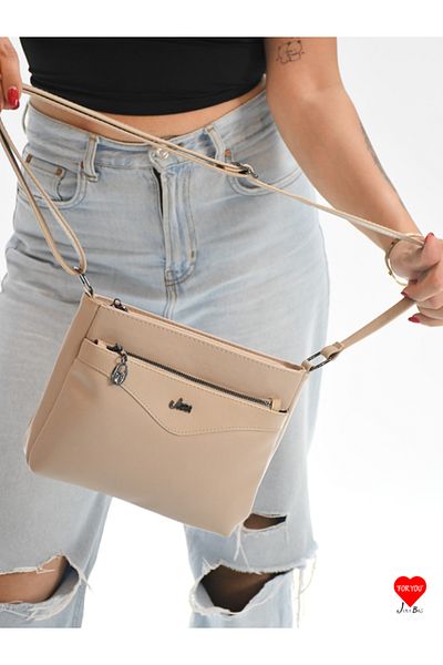 JARA Bag Athens 3 Compartment Waterproof Cross Strap Lightweight Soft Leather Mother Shoulder Bag