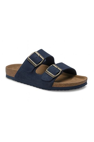 TRENDX Unisex Orthopedic Sole Slippers Double Banded Buckle Daily Comfortable Home & Outdoor Slippers