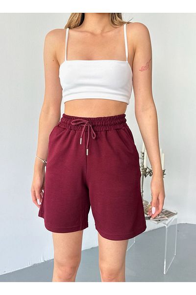 NEAR Women's Modal Fabric Mid Length Lace up Shorts – Soft, Breathable, Summer Comfortable Home and Casual Shorts