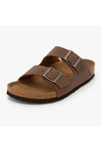 TRENDX Unisex Orthopedic Sole Slippers Double Banded Buckle Daily Comfortable Home & Outdoor Slippers