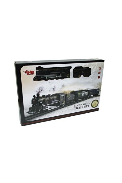 NEWBRENDHOME ألعاب تعليمية توضيحية FF-1601C قطار كلاسيكي مع أضواء وأصوات - 18...