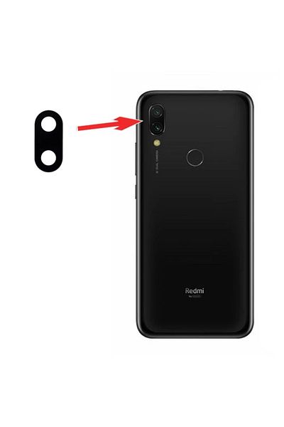 CepteToptan زجاج عدسة الكاميرا الخلفية Xiaomi Redmi 7 - (1903) - MKİ7291-6605