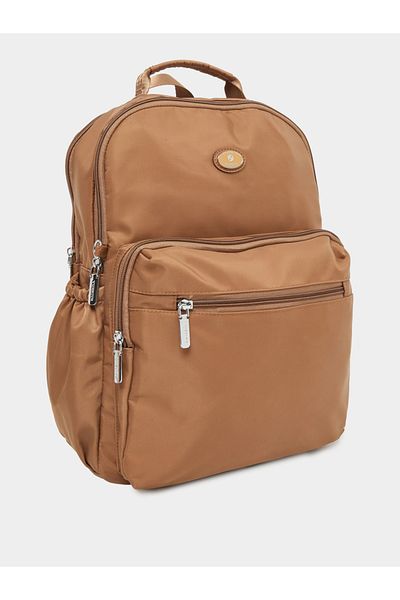 Styli Patch Detail Backpack with External Pockets
