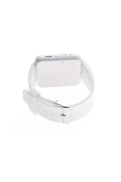 TECHSTAR Ceas inteligent Techstar® U8+, Bluetooth, ecran LCD de 1,44 inci, conexiune telefon, pedometru, alb