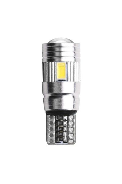 TECHSTAR ® T10 Auto Led Bulb, W5w, Cool White, 6000k, 12v, 120lm