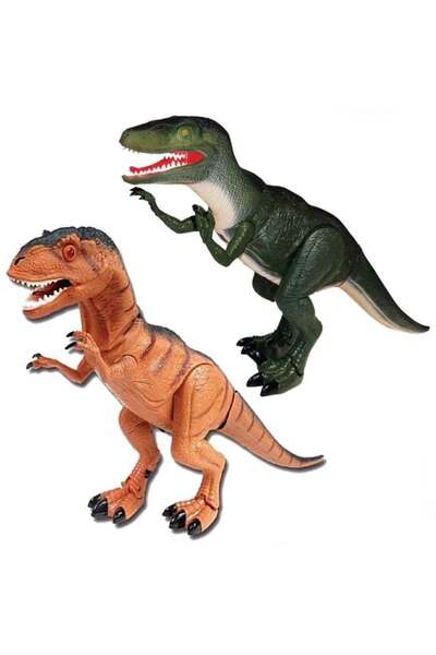 AMALFİ Sunman Pilli Yürüyen Dinazor Kız Erkek Çocuk Oyuncak Eğitici Oyuncaklar