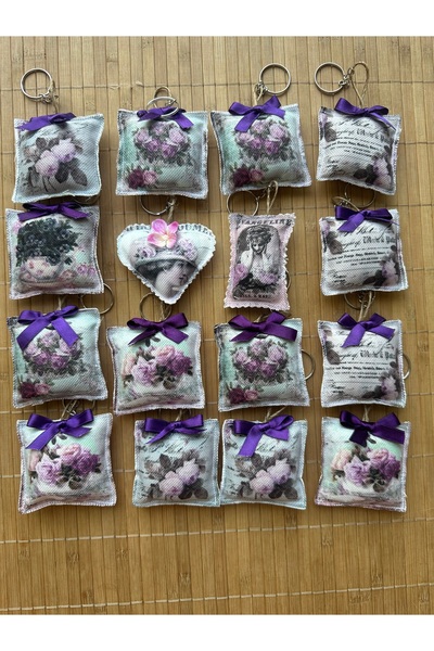 florealFlowers هدية سلسلة مفاتيح برائحة اللافندر