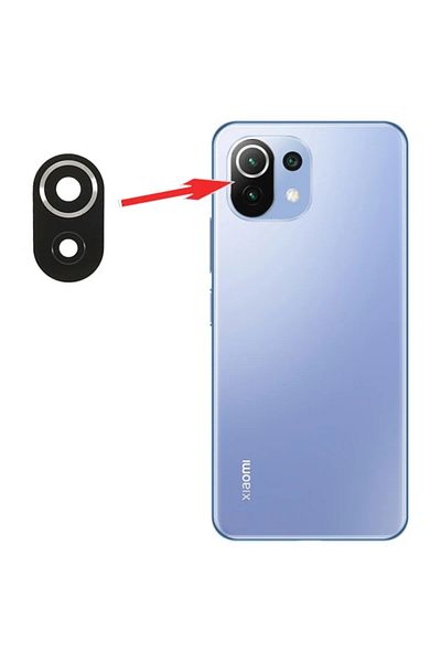 CepteToptan زجاج عدسة الكاميرا Xiaomi Mi 11 Lite-(1903) - MKI4983-9690