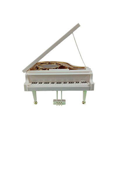 FAMEMUS ACCESSORY Klasik Piyano Şeklinde Müzik Kutusu Hediyelik eşya Dekoratif ürün
