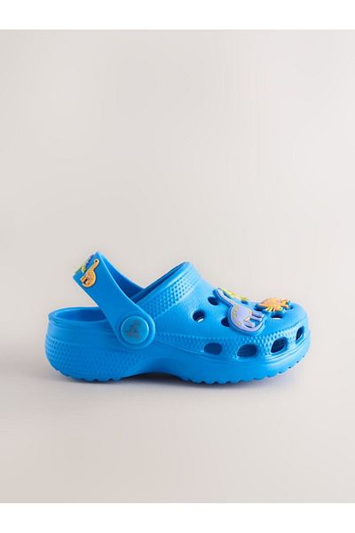 Next Baby Blue Dinosaur Character Slippers/Sandals