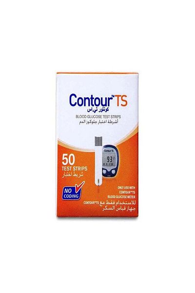 CONTOUR شرائط اختبار سكر الدم TS - 50 شريطًا