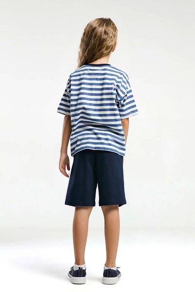 U.S. Polo Assn. Girl's Bermuda Set - Night Blue