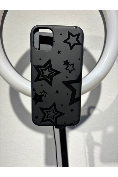 EXS Aksesuar iphone11proMax Uyumlu Içi Kadife Laglı Uv baskılı Lansman Siliko...