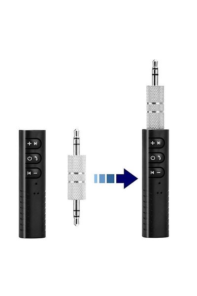 TECHSTAR Receiver Techstar® Bluetooth Audio Jack 3.5mm Wireless Auto Clip On BT2