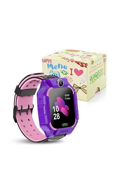 TECHSTAR ® Q19 Kids Smartwatch, 1.40 Inch Ips, Sim Card, Lbs Tracker, Sos Button, Two-way Calling, Pu