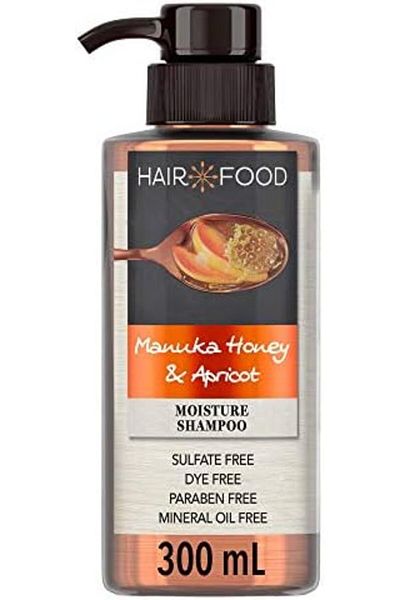 Hair Food Sulfate Free Moisturizing Shampoo, Manuka Honey and Apricot 300ml