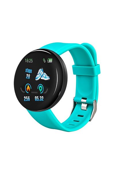 TECHSTAR ® D18 Smartwatch, 1.3inch Oled, Bluetooth 4.0, Blood Pressure, Pulse, Blood Oxygen Monitorin