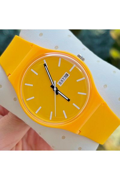 Weluxa Phosphorescent Scorpion Yelkovan Unisex Wristwatch with Silicone Band Calendar