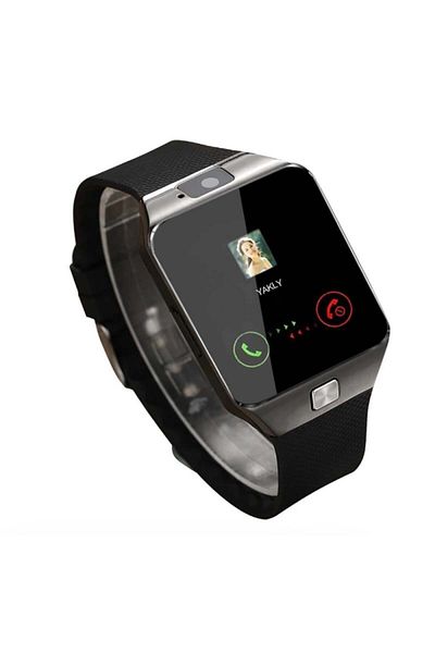 TECHSTAR Smartwatch Techstar® DZ09, 1.56inch LCD, SIM, MicroSD Compatible, Camera, Call, SMS, Pedometer, Slee