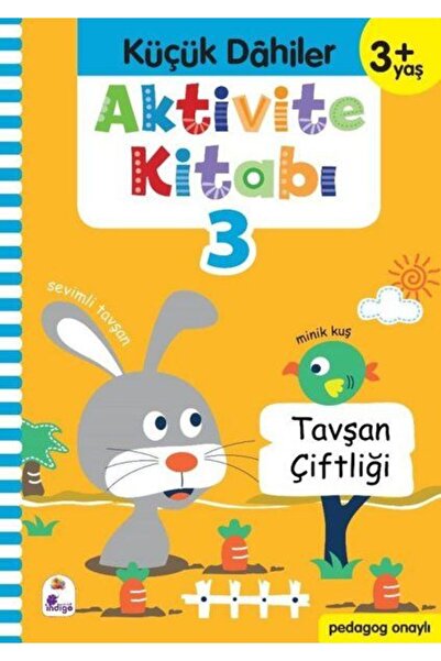 İndigo Kitap Küçük Dahiler Aktivite Kitabı 3 (3+ Yaş)