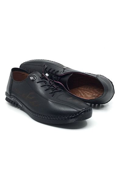 CATELLİ 100% Genuine Leather Men's Summer Comfortable Daily Laser Printed Sandal Shoes New Season 40-45
