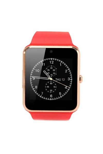 TECHSTAR Smartwatch U-Watch GT08 Bluetooth Red Compatible SIM, MicroSD