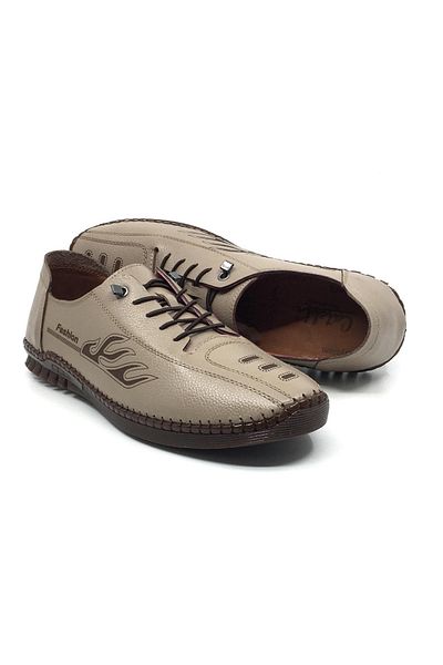 CATELLİ 100% Genuine Leather Men's Summer Comfortable Daily Laser Printed Sandal Shoes New Season 40-45