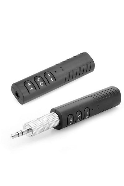 TECHSTAR Receiver Techstar® Bluetooth Audio Jack 3.5mm Wireless Auto Clip On BT2
