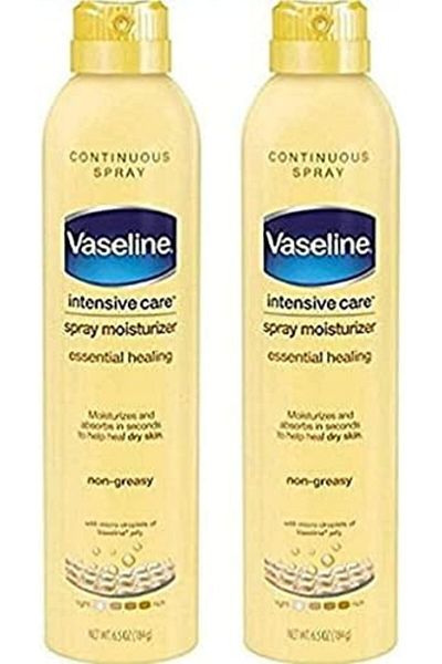 Vaseline Intensive Care Spray Moisturizer Essential Healing, 6.5 oz (Pack of 2)