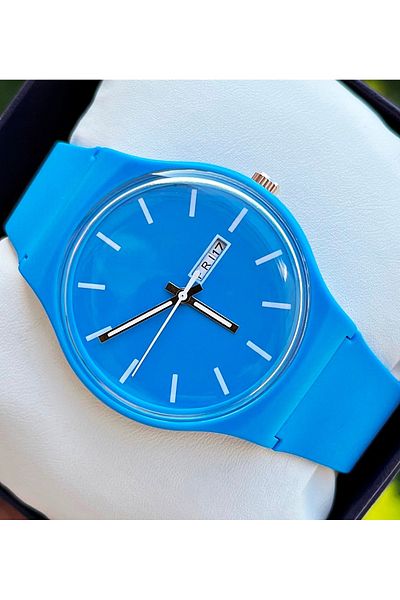 Weluxa Phosphorescent Scorpion Yelkovan Unisex Wristwatch with Silicone Band Calendar