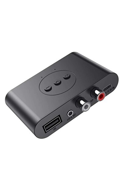 TECHSTAR ® MM-2 Transmițător-Receptor, Bluetooth 5.0, Interfață USB, Ieșire RCA, Ieșire AUX, Multipunct