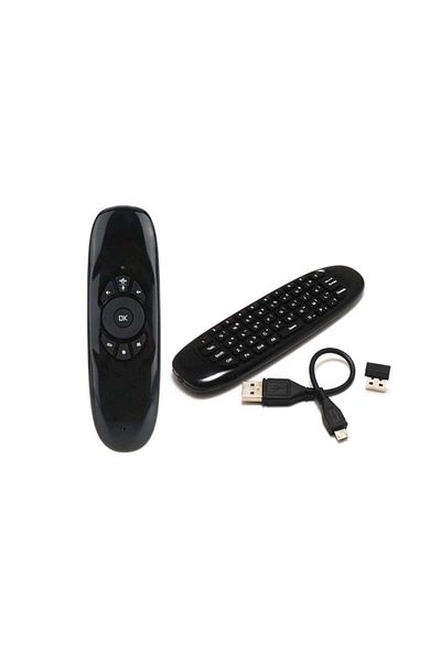 TECHSTAR ® R15 Wireless Keyboard, Qwerty, Air Mouse, Mini Remote Control, Wireless 2.4g, Gyroscope, F