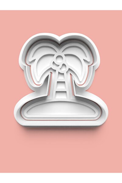 AKTASTORE قالب كوكي شجرة النخيل وقالب لب السكر