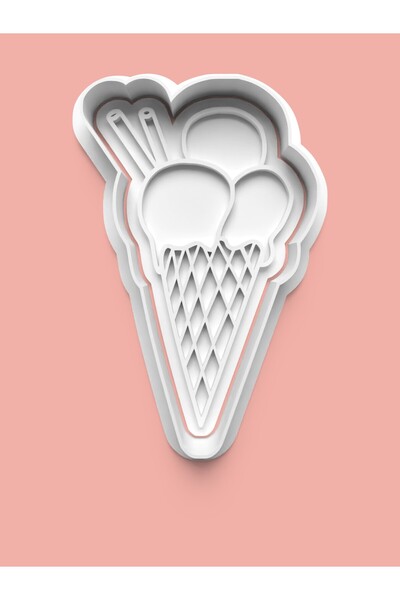 AKTASTORE قالب بسكويت الآيس كريم وقالب عجينة السكر