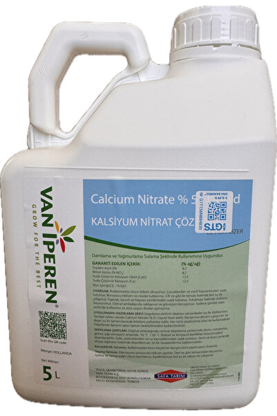 Van Iperen CALCIUM NİTRATE %51 LIQUID VAN IPEREN MADE IN HOLLAND 5 LT