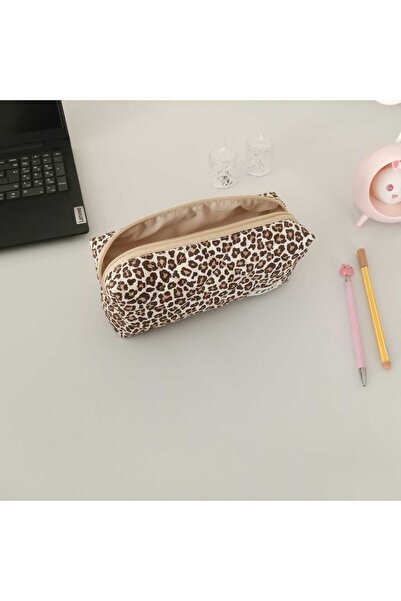 TALL WAY Leopard Pattern Pen Holder