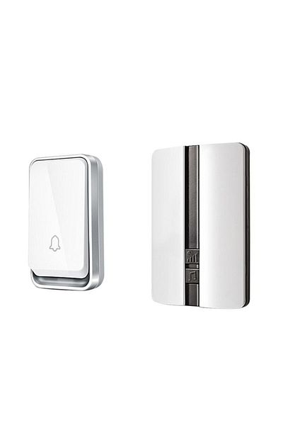TECHSTAR ® Wireless Electric Doorbell, Direct Power Supply To 220v Socket, No Batteries, Multiple Ton