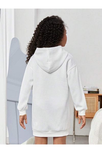 NoVibe Children's Los Angeles Printed Girls' Sweatshirt Dress / Tunic