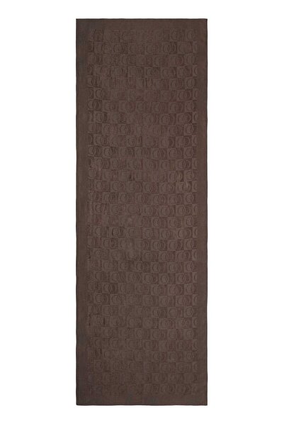 Imannoor İmannoor Dama Desen Naia Pamuk Şal Açık Kahve