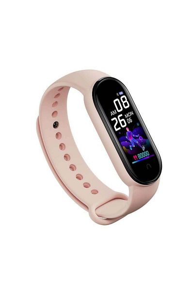 TECHSTAR ® M5 Fitness Bracelet, 1.14" Inch Tft Screen, Bluetooth 4.0, Ip66, Blood Pressure, Pulse, Ox
