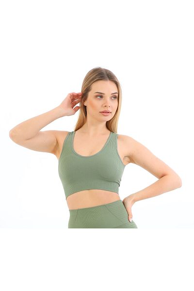 murays Form Angel 3 Piece Women's Thick Strap Padded Crop Bustier