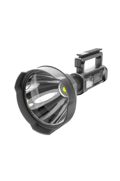 rut&cari Lanternă LED Profesională – 4 Moduri, Cu Trepied, Indicator Baterie, Funcție Powerbank