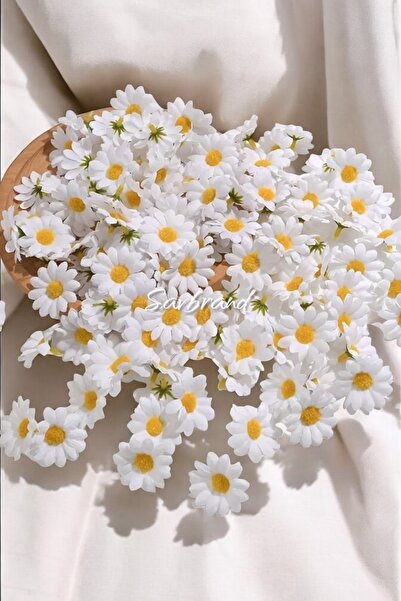 SavBrand 200’lü Yapay Beyaz Papatya – Hediye, Süsleme ve Dekorasyon İçin