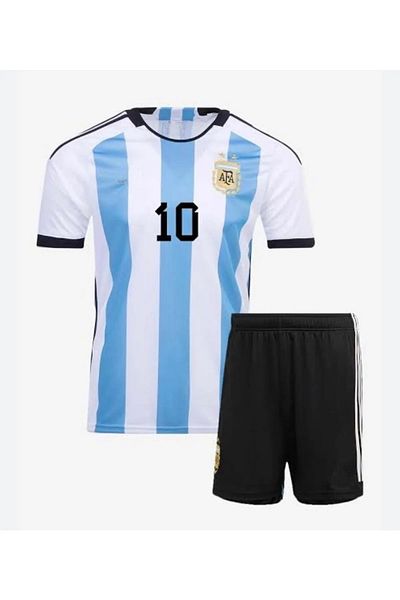 Lion Spor Argentina Sezonul 2024/25 Lionel Messi Tricou pentru copii Pantaloni scurți șosete Set de 47485377345