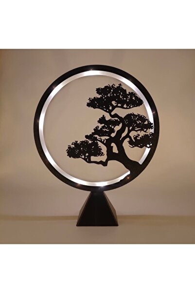 Vaiflagy Store Desenli Led Işıklı Modern Dekoratif Aydınlatma Çember Ring Gece Lambası