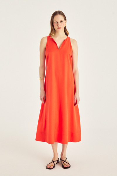 Naramaxx Mercan Midi Boy Elbise