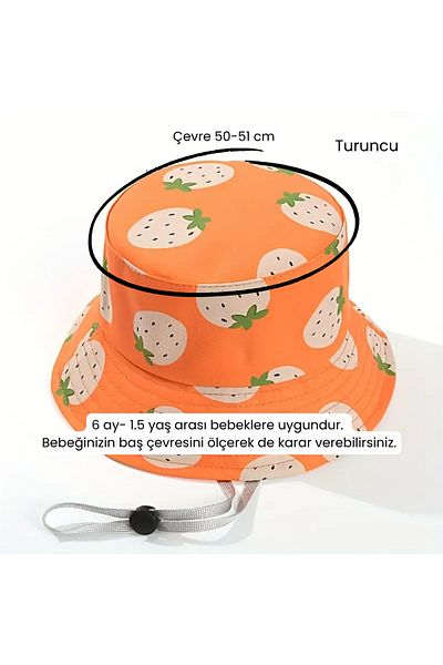 darko Strawberry Panama Hat Baby Hat Summer Children's Strawberry Sun Hat Girl 6 Months to 1.5 Years