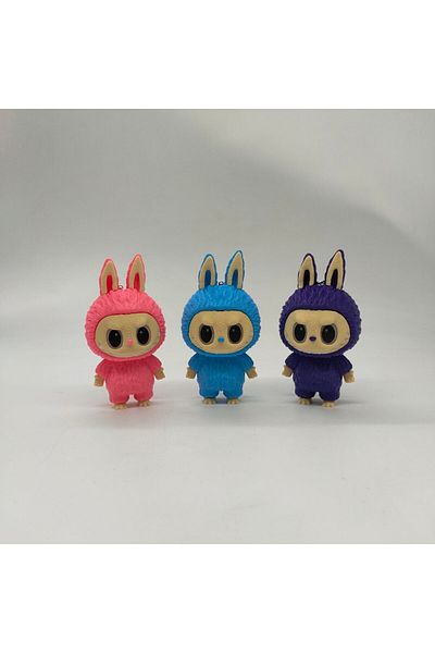 vaiflagy Set of 3 Bag and Keychain Labubu Figure