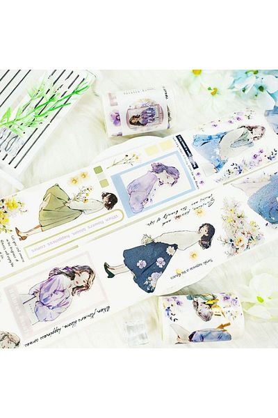İthal H5-2M Girl Washi Tape